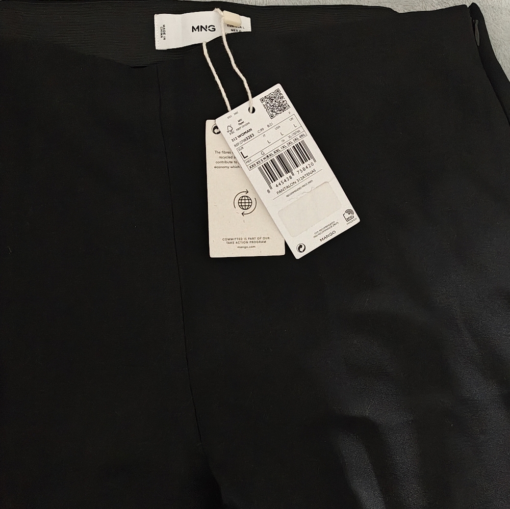 MNG Mango Collection Women's Black Dress Pants NWT